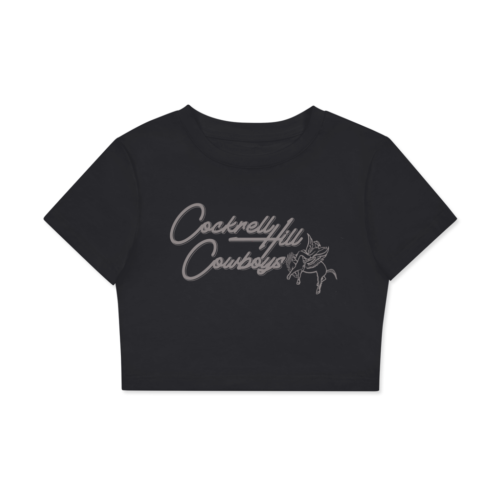 Fitted Crop Cotton T-Shirt