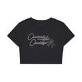 Fitted Crop Cotton T-Shirt