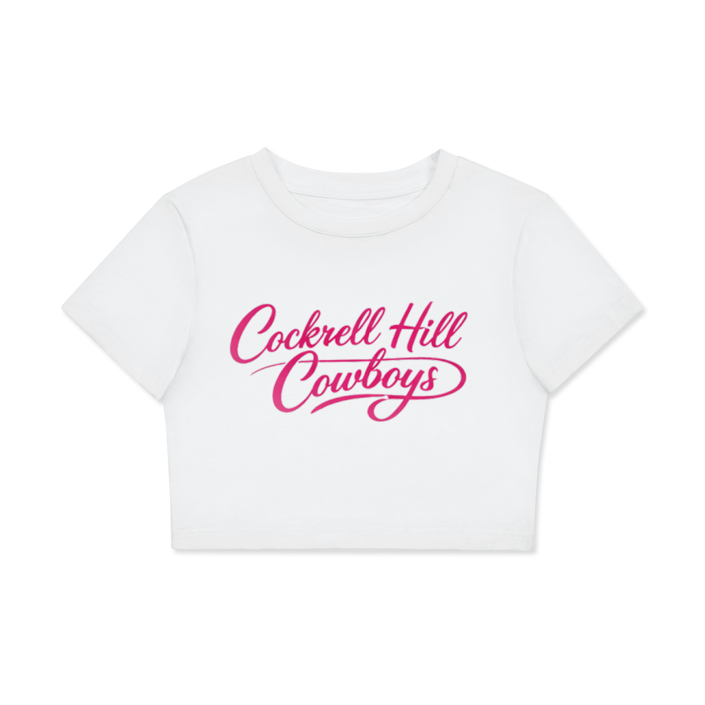 Fitted Crop Cotton T-Shirt