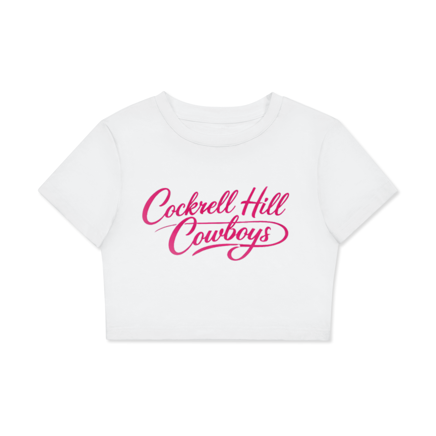 Fitted Crop Cotton T-Shirt